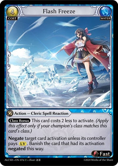 Flash Freeze - 076 - Uncommon - Alchemical Revolution Starter Decks
