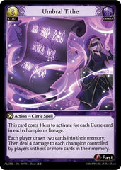 Umbral Tithe - 107 - Rare - Alchemical Revolution Starter Decks