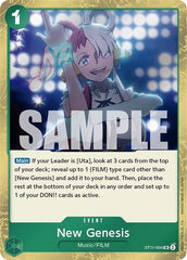 New Genesis - ST11-004 - Super Rare - ST-11: Starter Deck 11 Uta