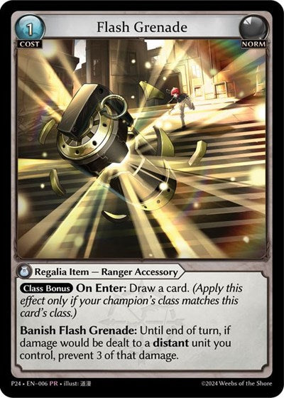 Flash Grenade - 006 - Promo - Promotional Cards