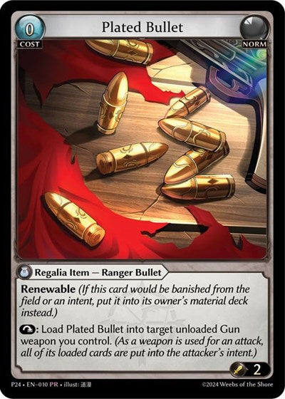 Plated Bullet - 010 - Promo - Promotional Cards