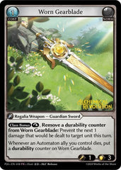 Worn Gearblade - 018 - Promo - Promotional Cards