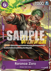 Roronoa Zoro (OP-06 Pre-Release Tournament) [Winner] - P-045 - Promo - One Piece Promotion Cards