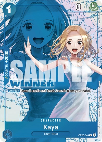 Kaya (Winner Pack Vol. 6) - OP03-044 - Rare - One Piece Promotion Cards