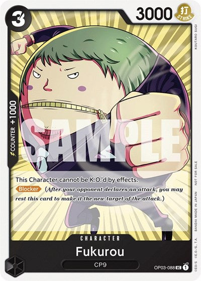 Fukurou (Tournament Pack Vol. 6) - OP03-088 - Uncommon - One Piece Promotion Cards