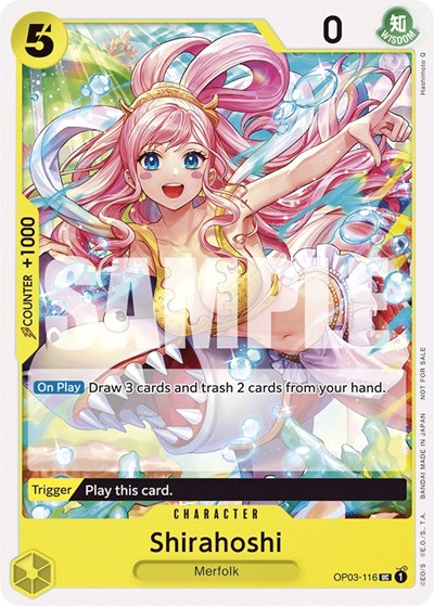 Shirahoshi (Tournament Pack Vol. 6) - OP03-116 - Uncommon - One Piece Promotion Cards