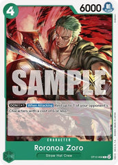 Roronoa Zoro - ST12-008 - Common - ST-12: Starter Deck 12 Zoro and Sanji
