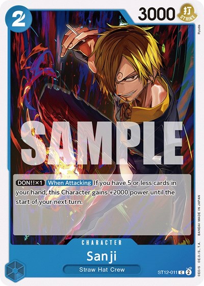 Sanji - ST12-011 - Common - ST-12: Starter Deck 12 Zoro and Sanji