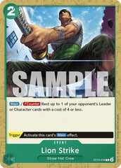 Lion Strike - ST12-016 - Common - ST-12: Starter Deck 12 Zoro and Sanji