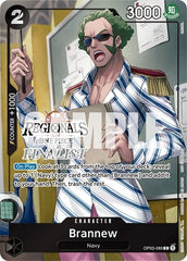 Brannew (Online Regional 2024) [Finalist] - OP03-089 - Rare - One Piece Promotion Cards