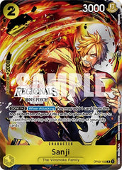 Sanji (Offline Regional 2024) [Participant] - OP03-102 - Rare - One Piece Promotion Cards