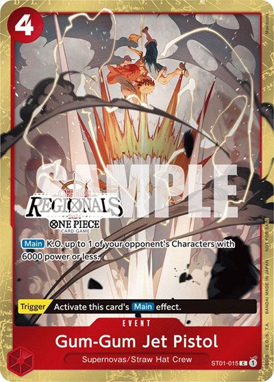 Gum-Gum Jet Pistol (Offline Regional 2024) [Participant] - ST01-015 - Common - One Piece Promotion Cards