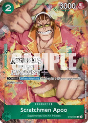 Scratchmen Apoo (Offline Regional 2024) [Finalist] - ST02-008 - Common - One Piece Promotion Cards