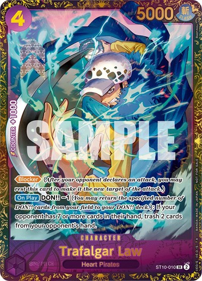 Trafalgar Law - ST10-010 - Super Rare - One Piece Promotion Cards