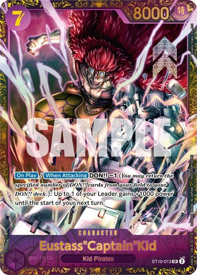 Eustass"Captain"Kid - ST10-013 - Super Rare - One Piece Promotion Cards