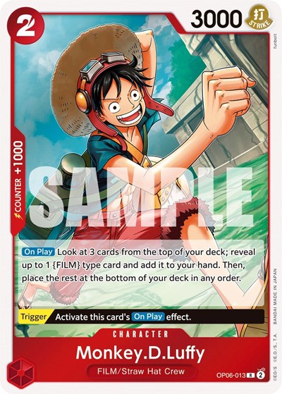 Monkey.D.Luffy - OP06-013 - Rare - Wings of the Captain