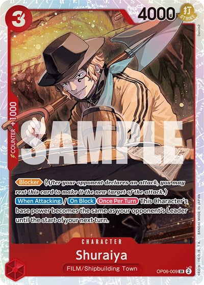 Shuraiya - OP06-009 - Super Rare - Wings of the Captain