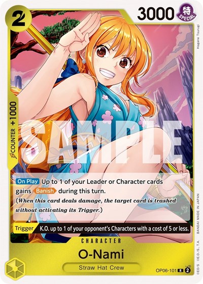 O-Nami - OP06-101 - Rare - Wings of the Captain