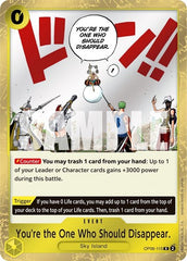 You're the One Who Should Disappear - OP06-115 - Rare - Wings of the Captain