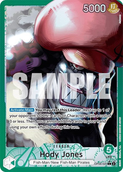 Hody Jones - OP06-020 - Leader (Alternate Art) - Wings of the Captain