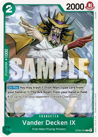 Vander Decken IX - OP06-033 - Rare - Wings of the Captain