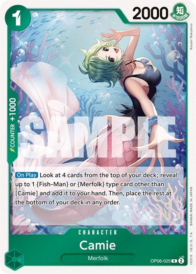 Camie - OP06-025 - Rare - Wings of the Captain