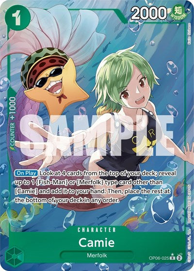 Camie - OP06-025 - Rare (Alternate Art) - Wings of the Captain