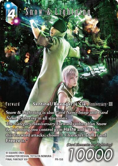 Snow & Lightning - PR-156 - Promo (Full Art) - FF: Promo Cards