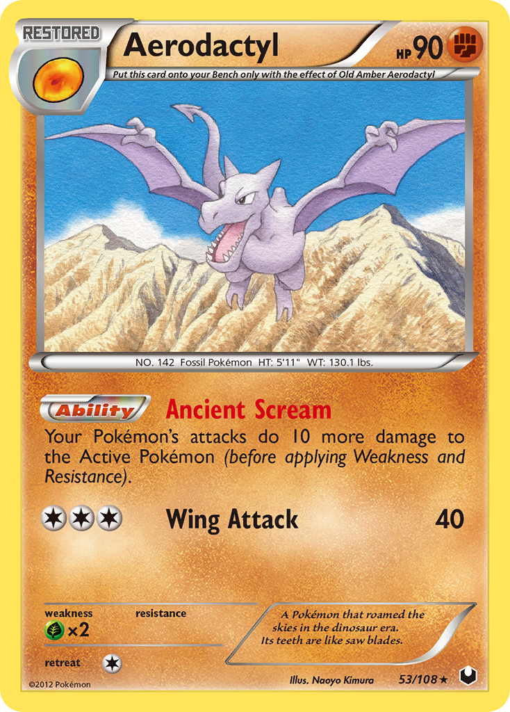 Aerodactyl - 053/108 - Dark Explorers