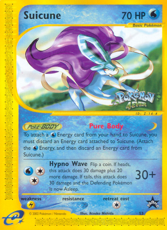 Suicune - 53/53 - Wizards Black Star Promos