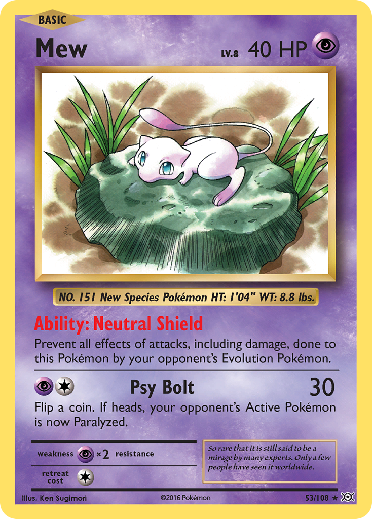 Mew - 053/108 - Evolutions