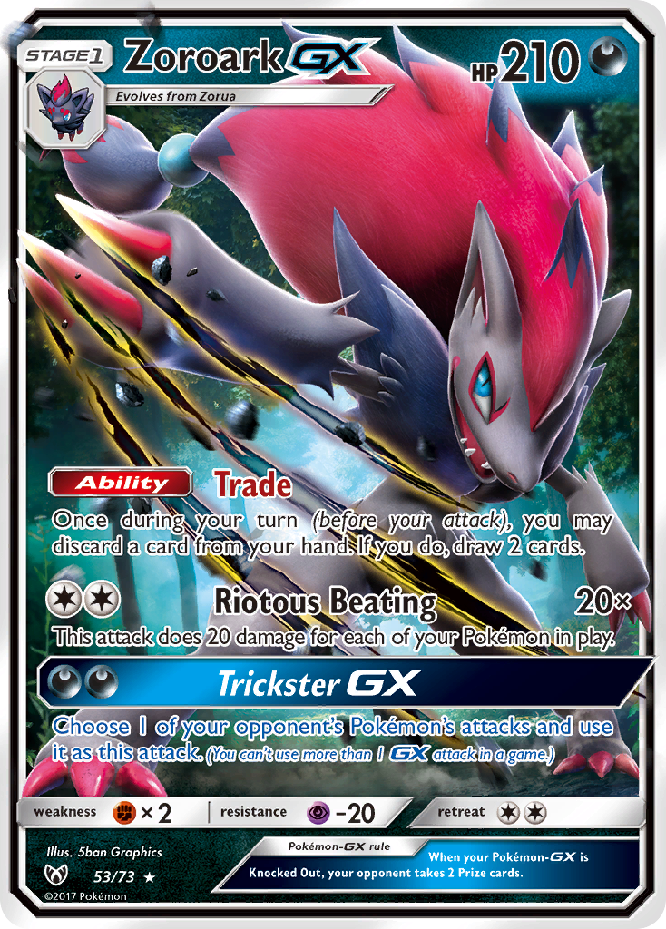 Zoroark-GX - 53/73 - Shining Legends