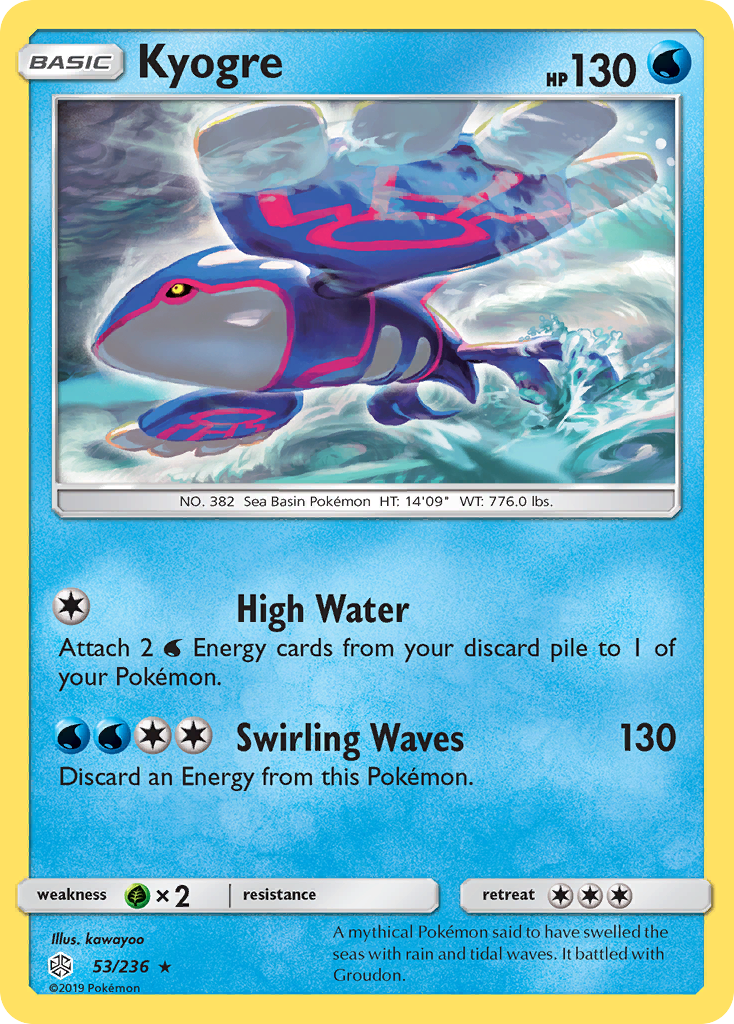 Kyogre - 053/236 - Cosmic Eclipse