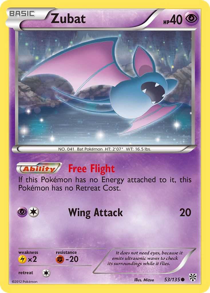 Zubat - 053/135 - Plasma Storm