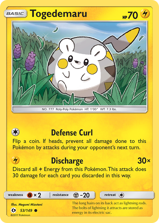 Togedemaru - 053/149 - Sun & Moon