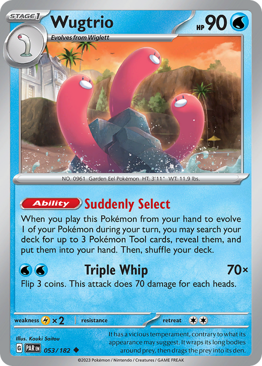 Wugtrio - 053/182 - Paradox Rift