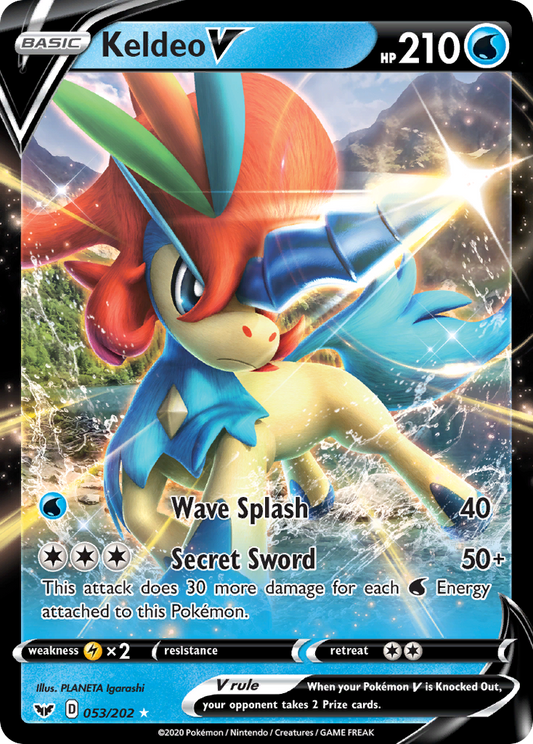 Keldeo V - 053/202 - Sword & Shield