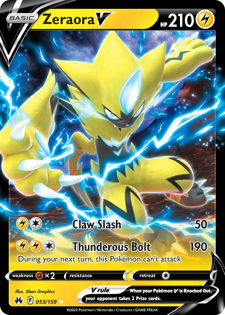 Zeraora V - 053/159 - Crown Zenith