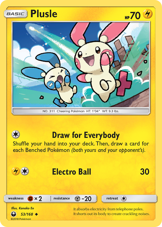 Plusle - 053/168 - Celestial Storm