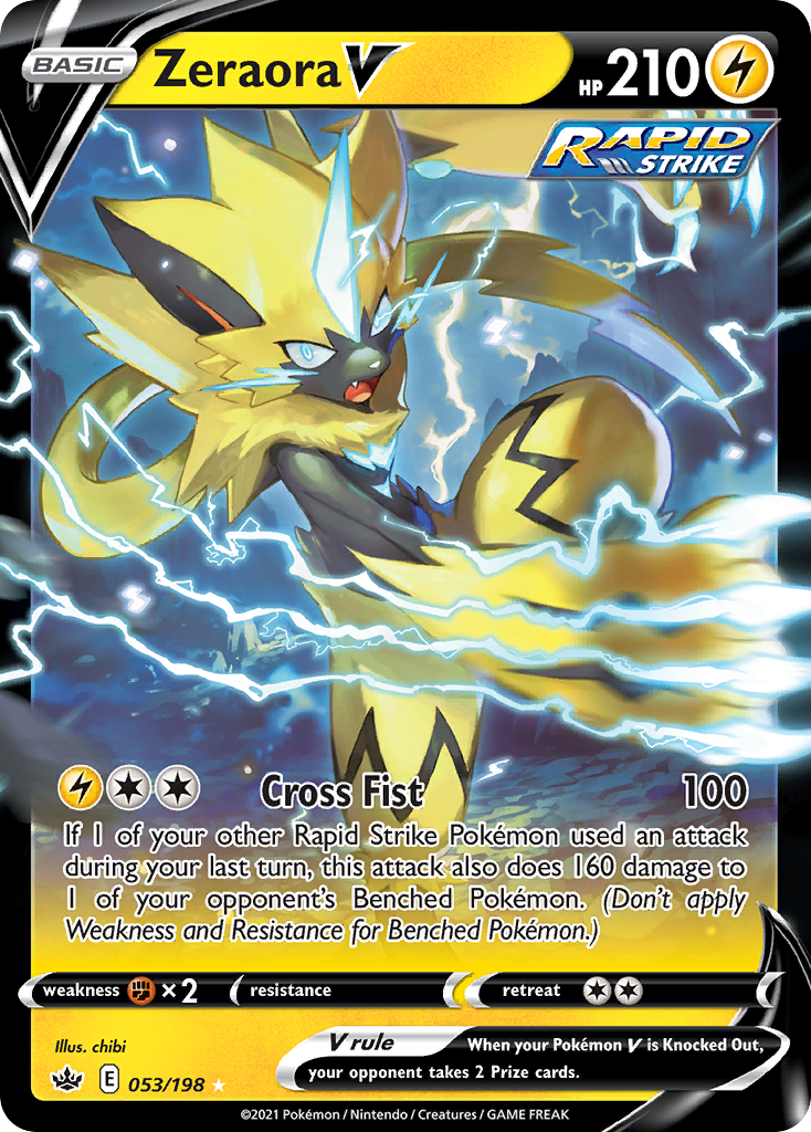 Zeraora V - 053/198 - Chilling Reign