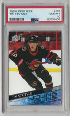 2020 Upper Deck Tim Stutzle Young Guns - PSA 10