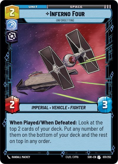 Inferno Four - Unforgetting - 031/252 - Uncommon - Spark of Rebellion