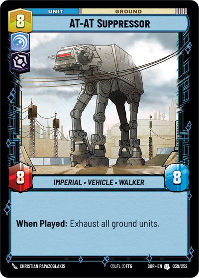 AT-AT Suppressor - 039/252 - Uncommon - Spark of Rebellion
