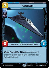 Avenger - Hunting Star Destroyer - 040/252 - Legendary - Spark of Rebellion