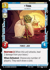 Yoda - Old Master - 045/252 - Uncommon - Spark of Rebellion