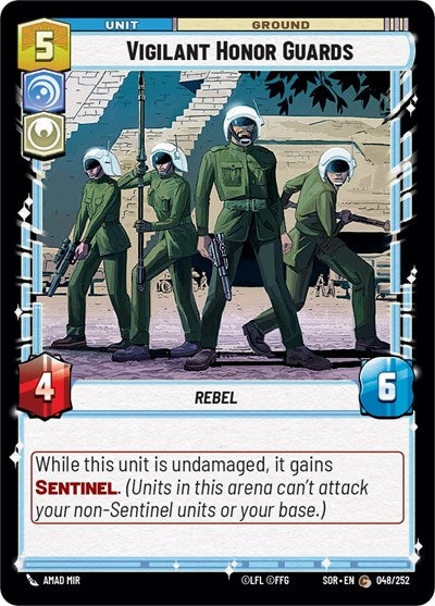 Vigilant Honor Guards - 048/252 - Common - Spark of Rebellion