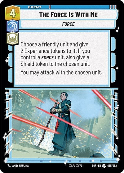 The Force is With Me - 055/252 - Uncommon - Spark of Rebellion