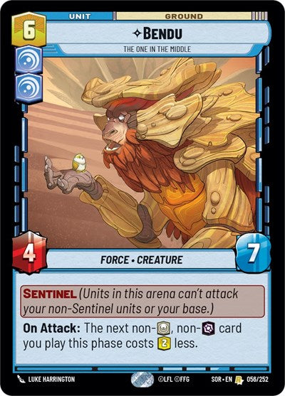 Bendu - The One in the Middle - 056/252 - Rare - Spark of Rebellion