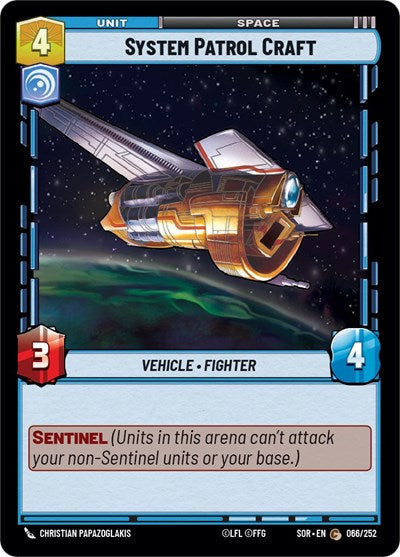 System Patrol Craft - 066/252 - Common - Spark of Rebellion