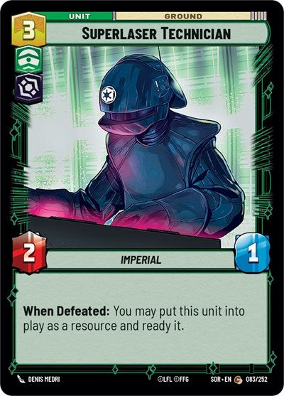 Superlaser Technician - 083/252 - Common - Spark of Rebellion